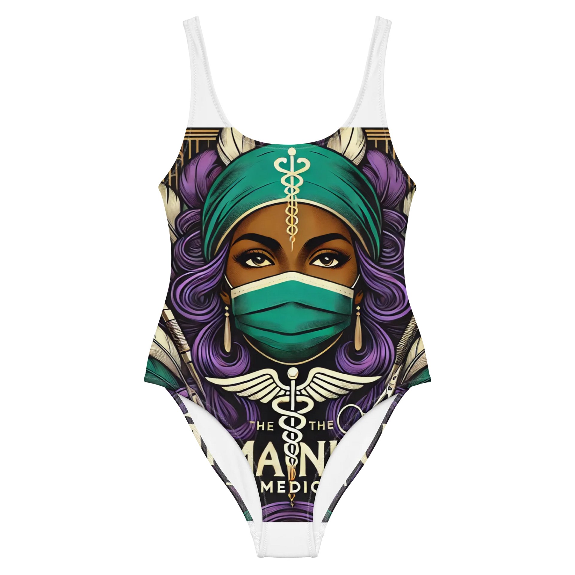 Humanities In Medicine Masked Medicinal Muse Swimsuit product image (2)