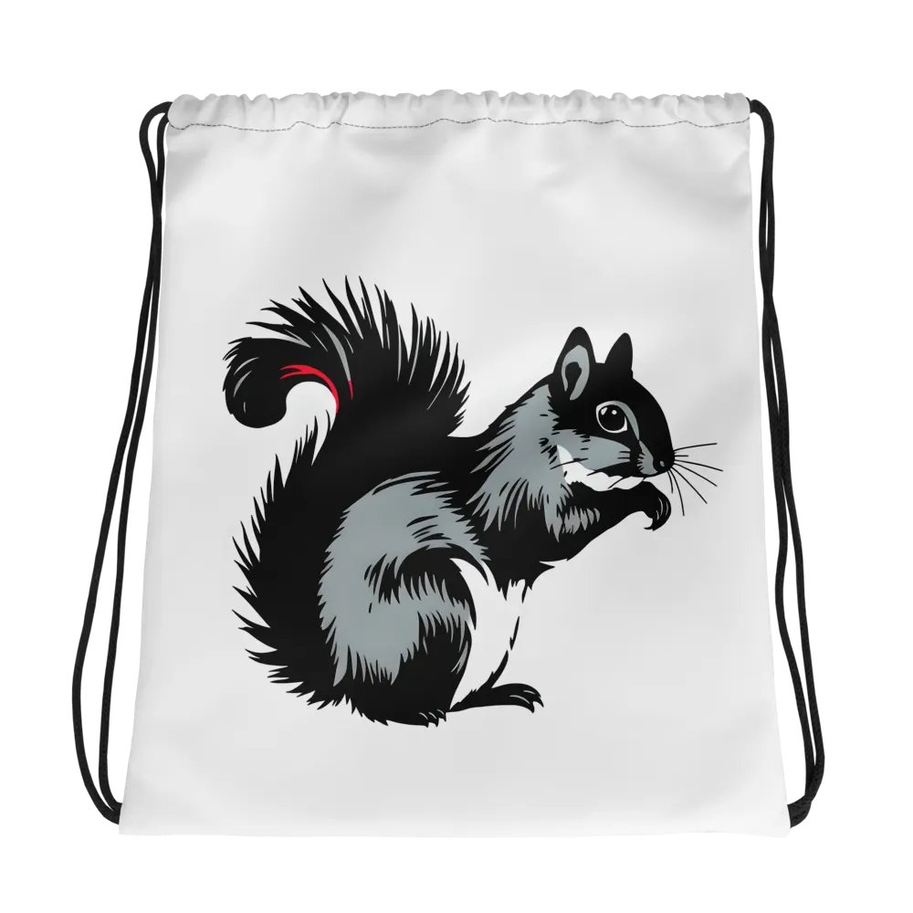 Squirrel Style All-Over Drawstring Bag product image (1)