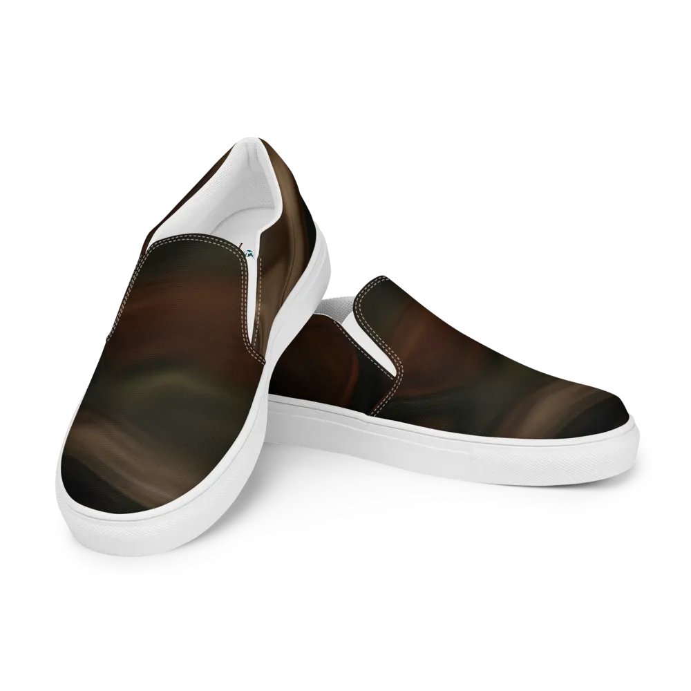 Womens Camouflage Pattern Canvas Slip-On Shoes product image (11)