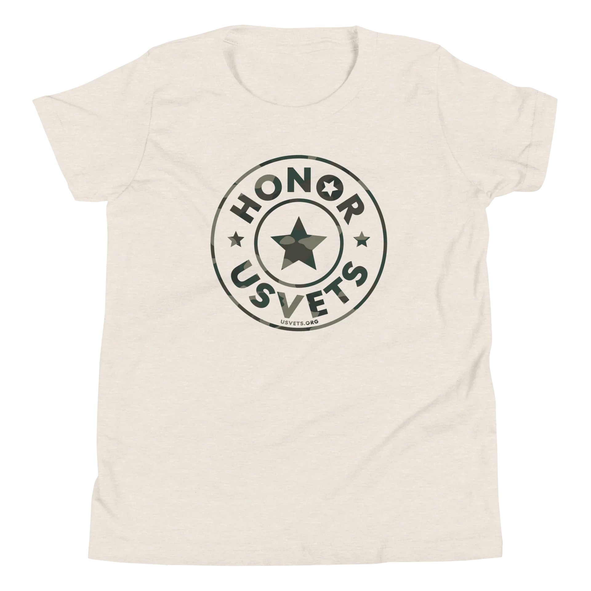 HONORUSVETS - GREEN STAR YOUTH TEE product image (4)
