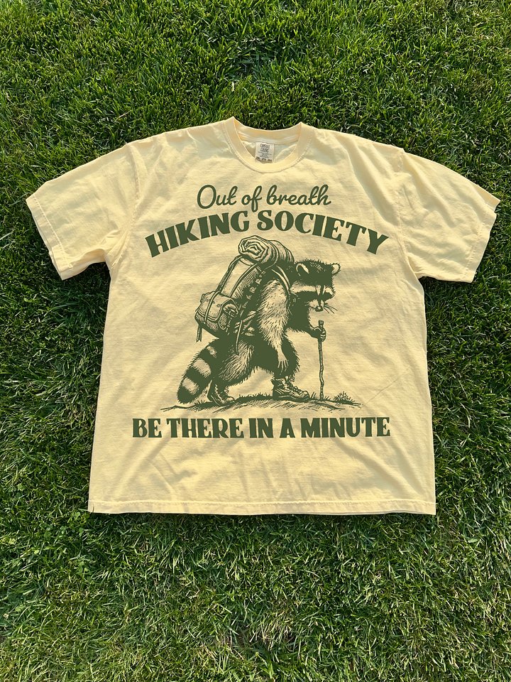 Out Of Breath Hiking Society Shirt product image (1)