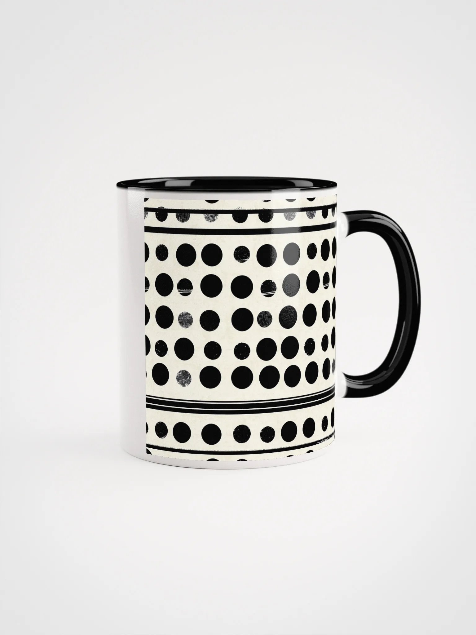 Symmetrical Dot Delight Ceramic Mug product image (2)