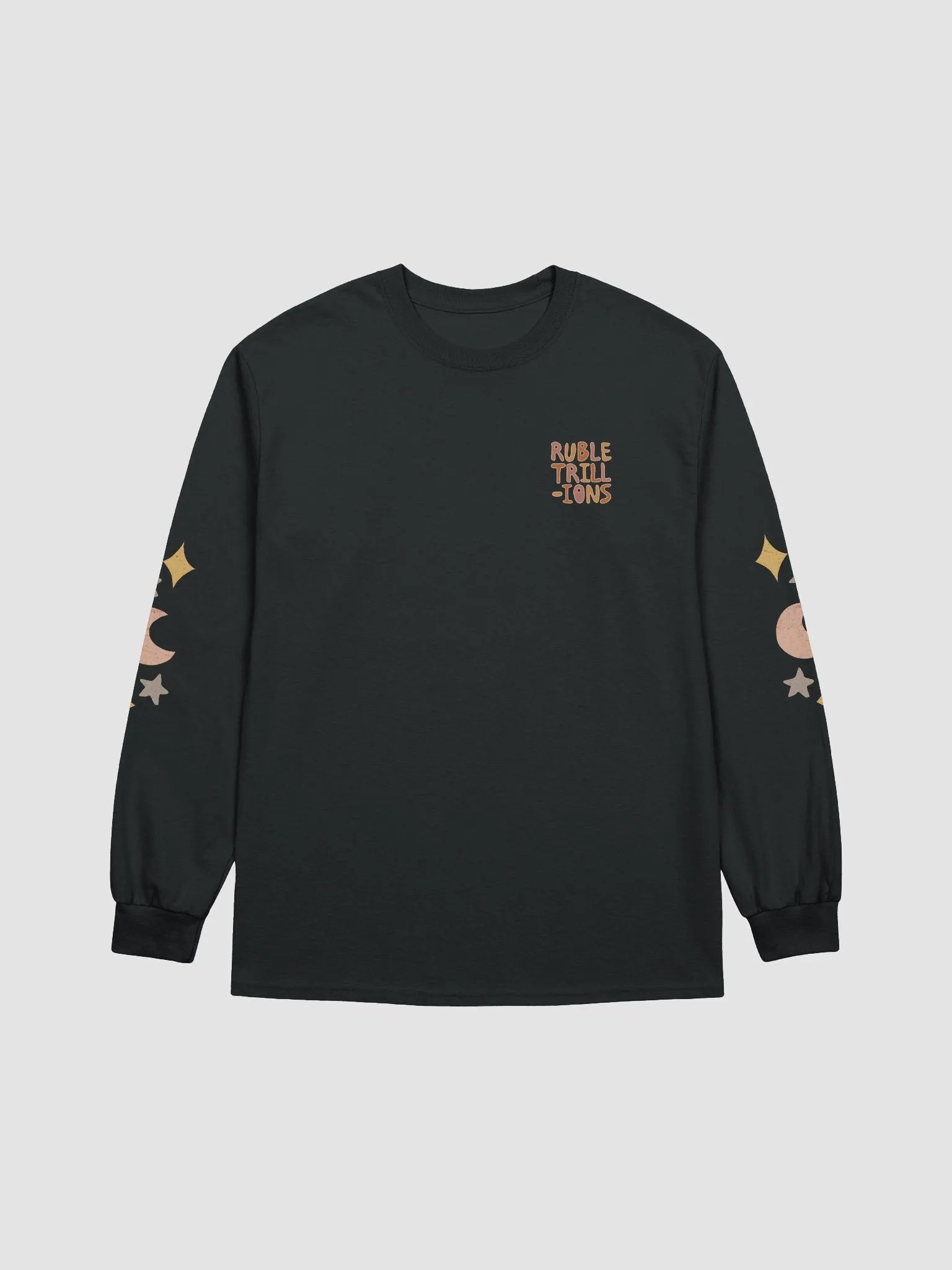 Six of Blades with Celestial Sleeves - Gildan Brand Long Sleeve Tee product image (1)