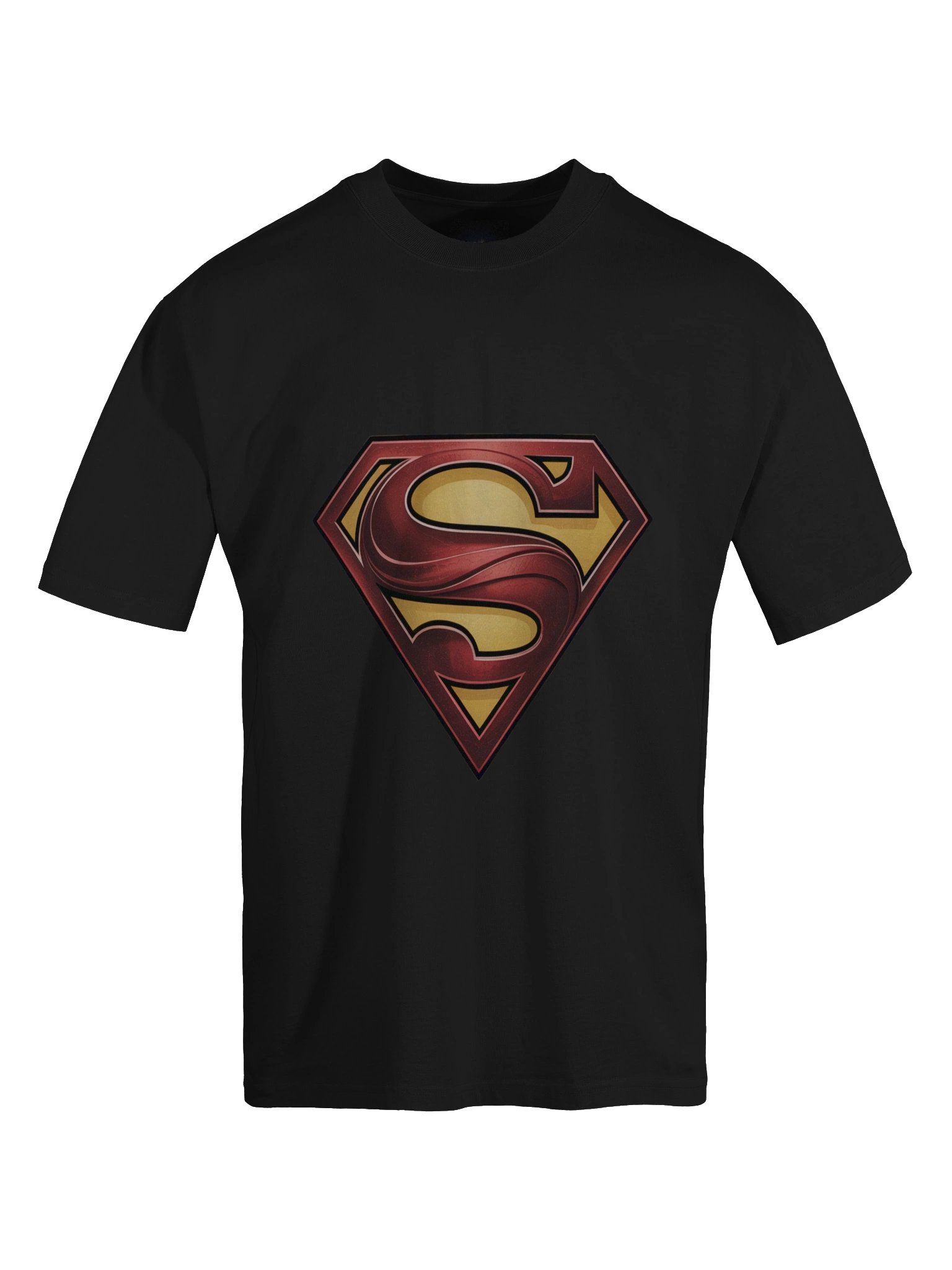 Superman Iconic Shield Oversized Faded T-Shirt product image (1)
