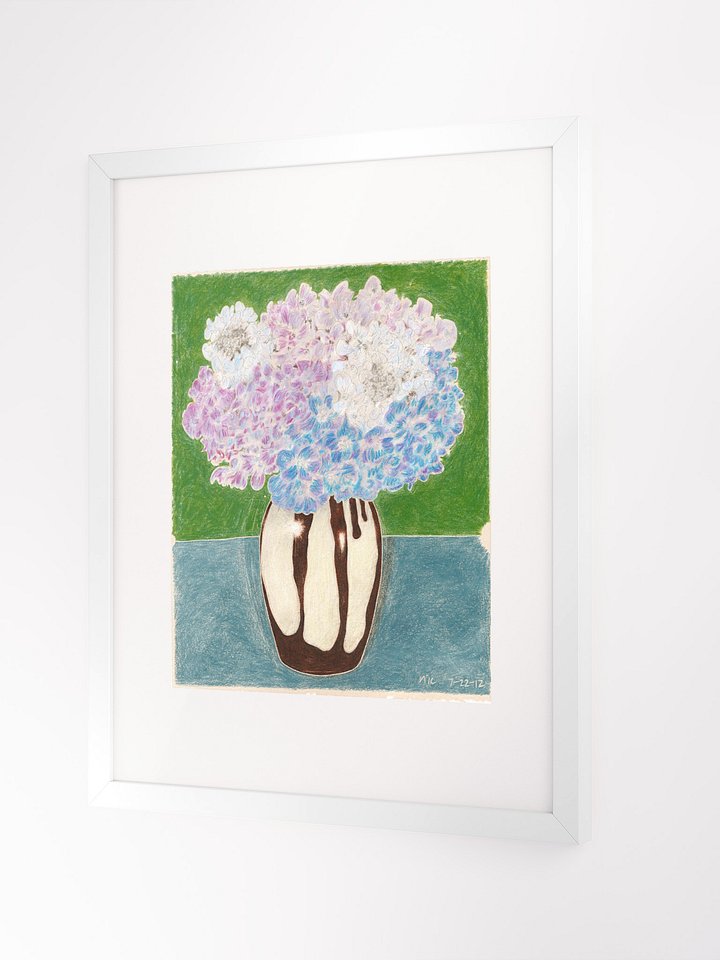 Hydrangeas 07.22.12 print framed product image (5)
