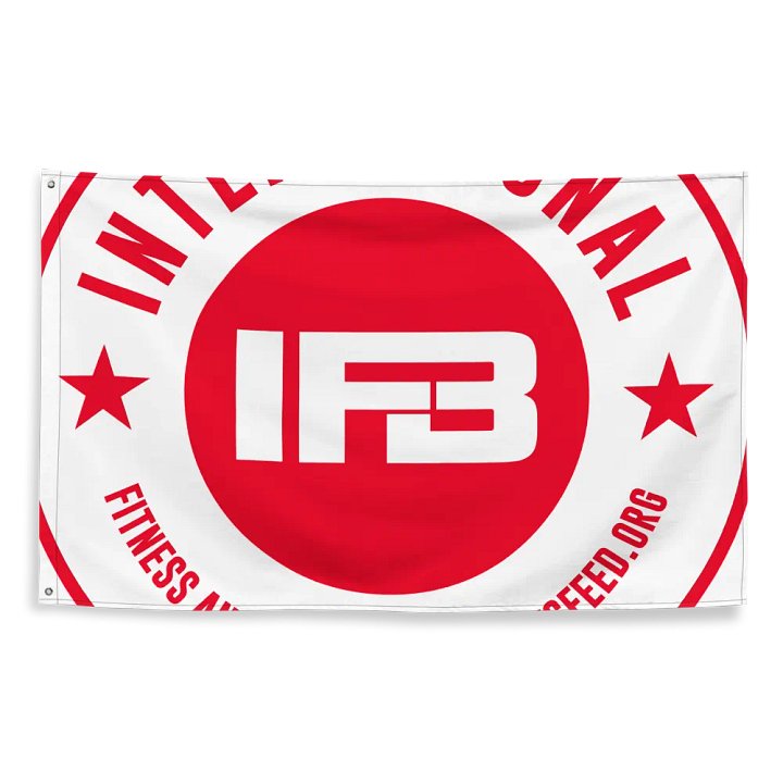 IFBNewsfeed.Org's All-Over Print Flag product image (2)