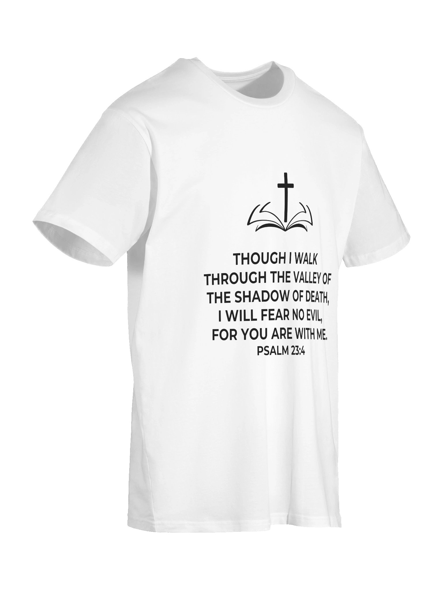 Psalm 23:4 Unisex Tee [Dark] product image (26)