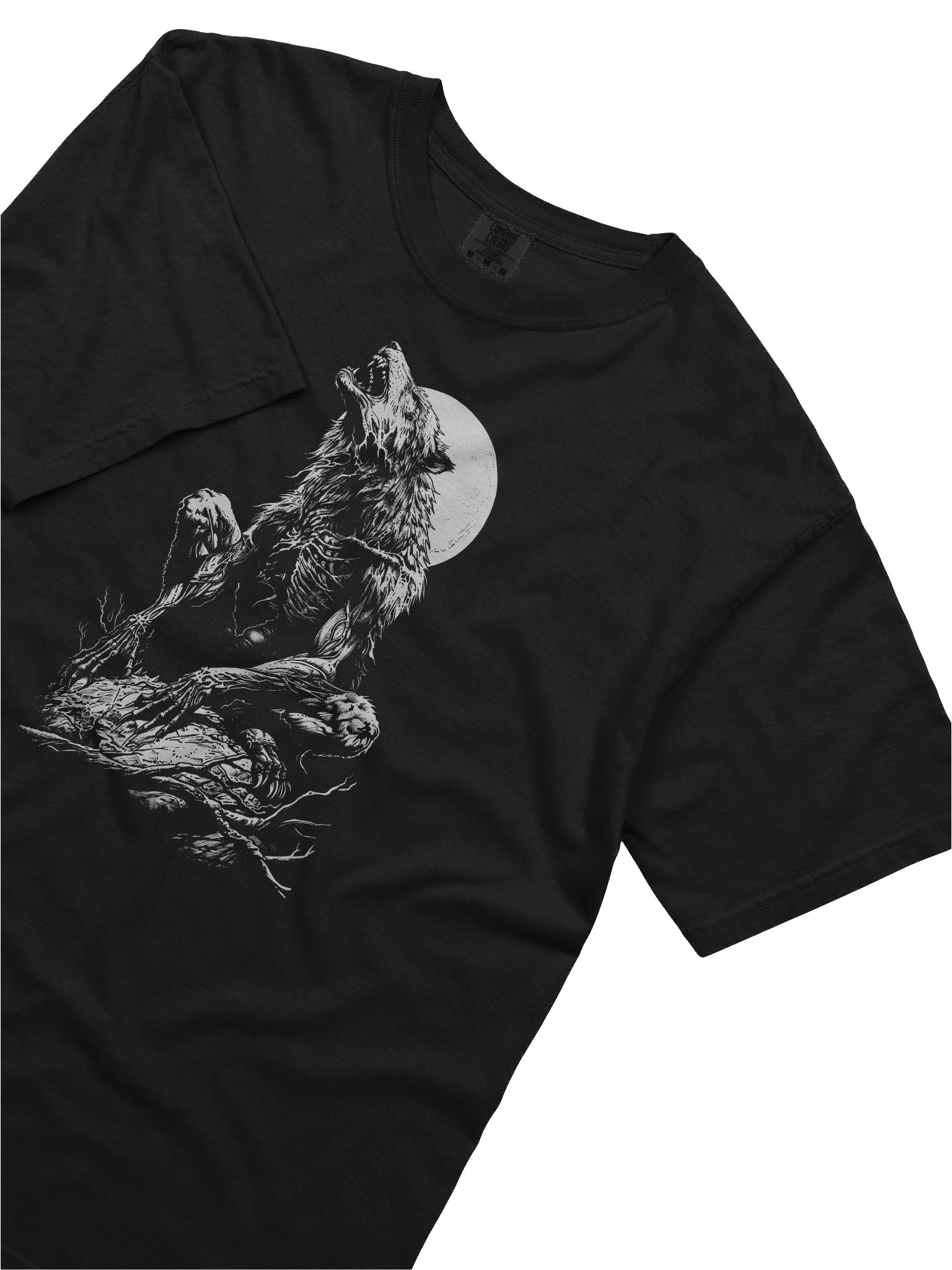 Werewolf Howling Lycanthropy Transformation Horror Monster T-Shirt product image (5)