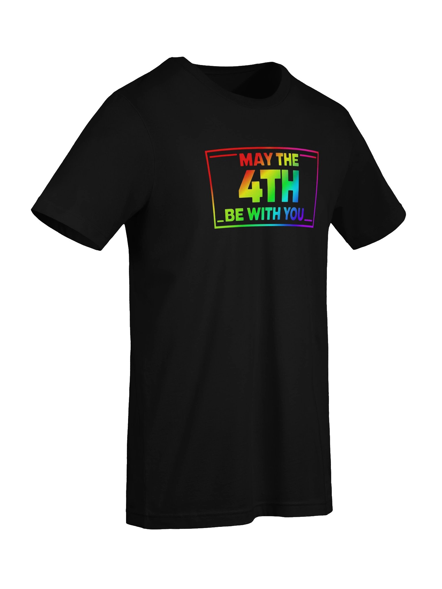 May the 4th Be With You Rainbow Tee product image (9)