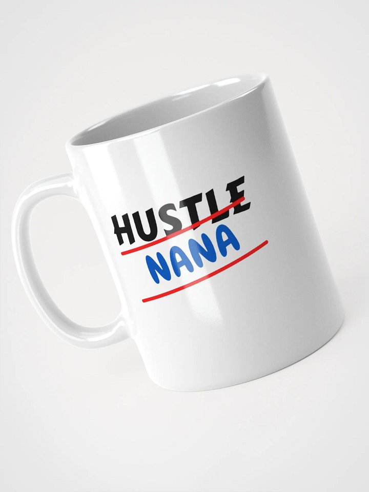 HUSTLE NANA White Glossy Mug product image (2)