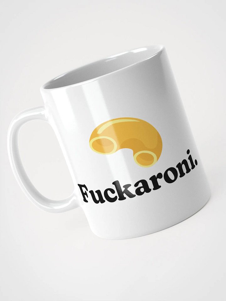 Fuckaroni mug - right handed product image (1)