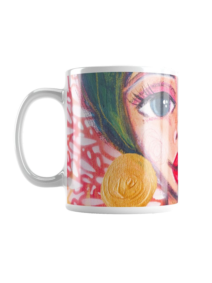 "Sparkling III" White Glossy Mug product image (1)