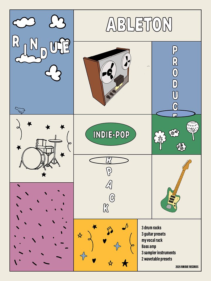 Ableton Indie-pop Producer pack product image (1)