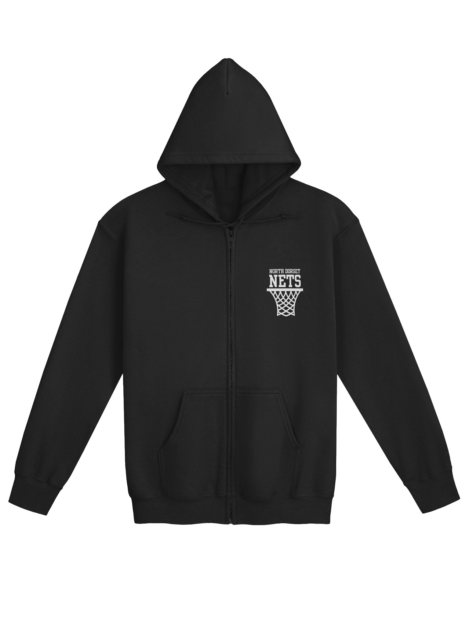 North Dorset Nets Basketball Zip Hoodie product image (1)