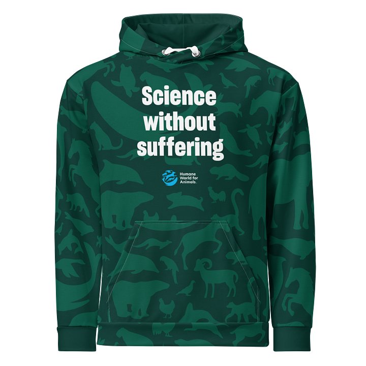 Science without suffering hoodie - Green product image (1)