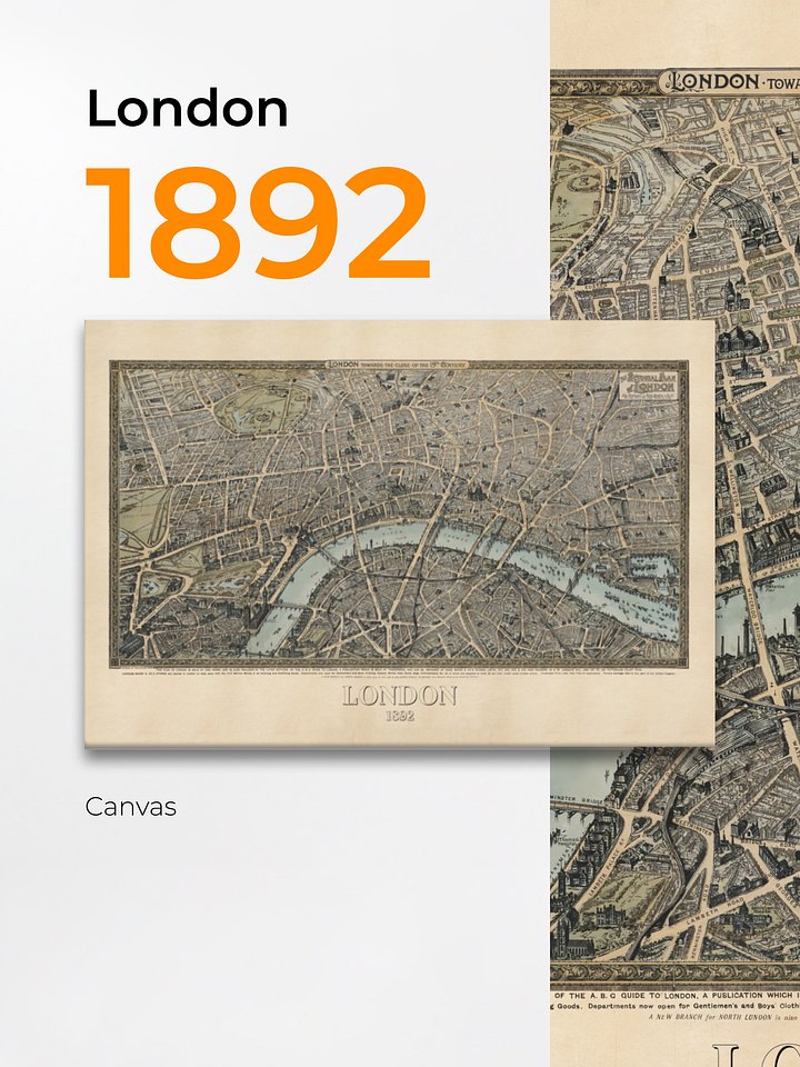 London 1892 (Canvas Print) product image (1)