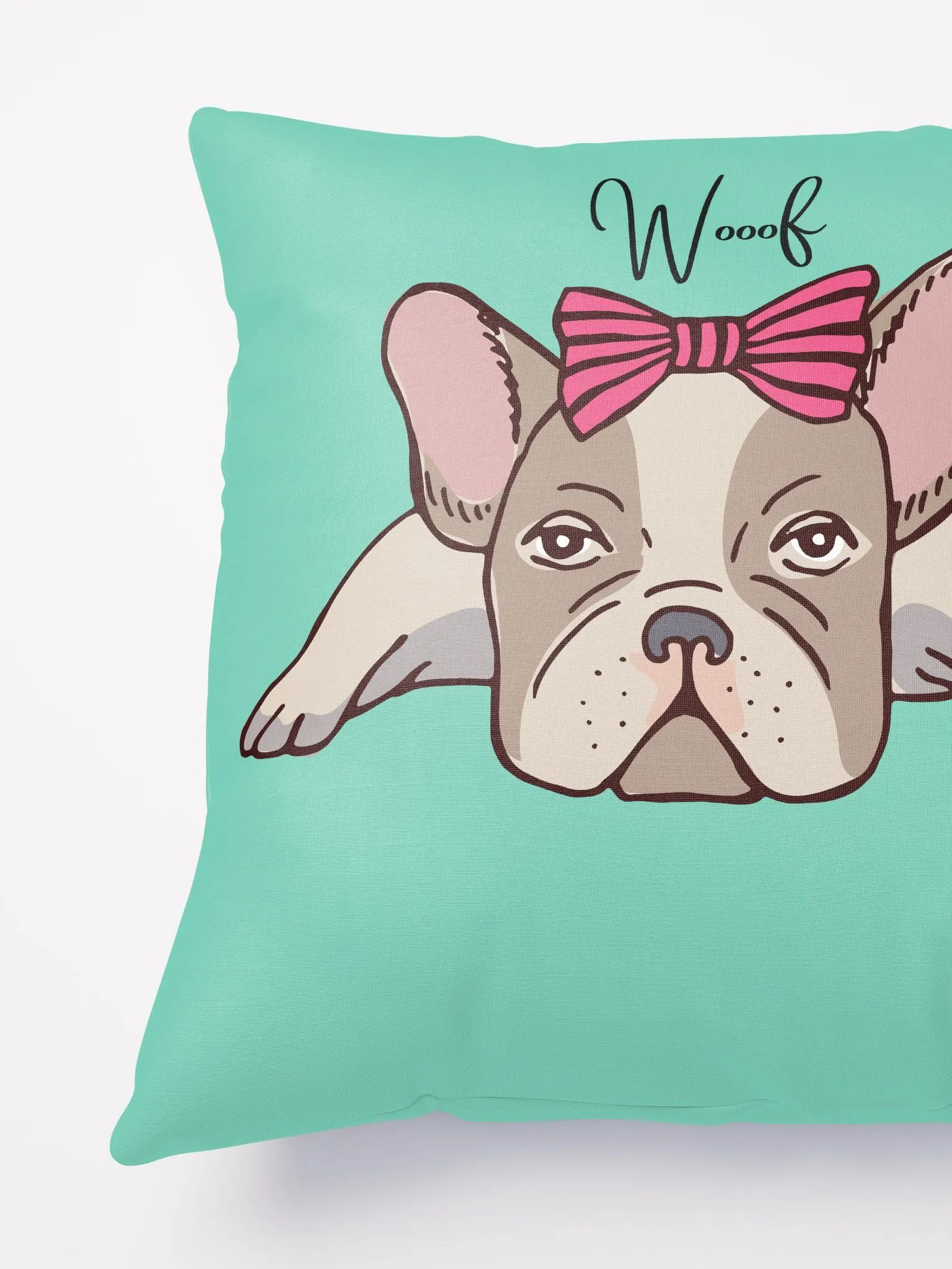 Girly French Bulldog Pillow product image (4)