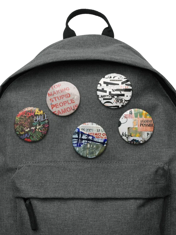 Tomorrow Is Back Pin Button Set product image (7)