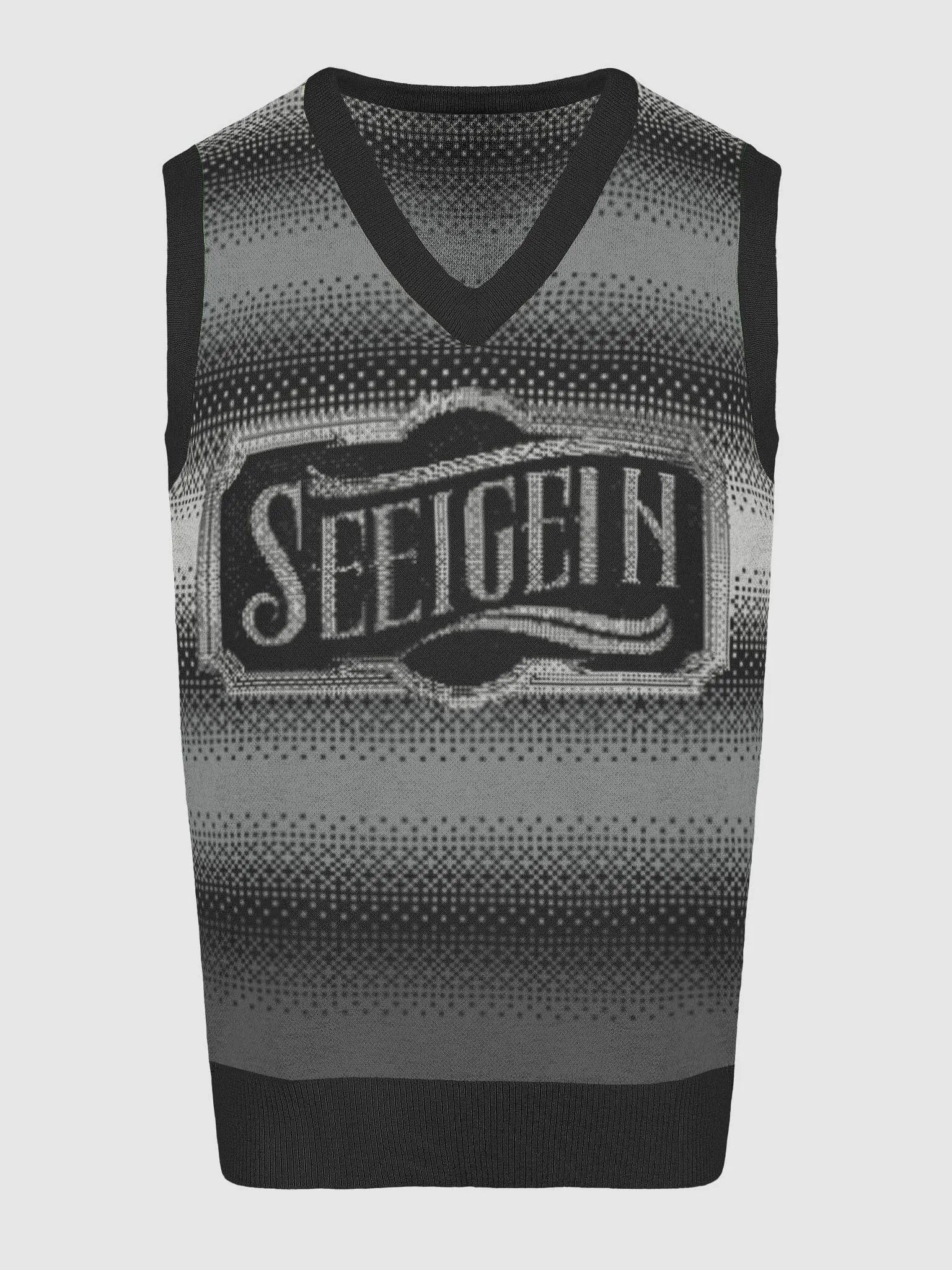 Customizable Jacquard V-Neck Vest product image (14)