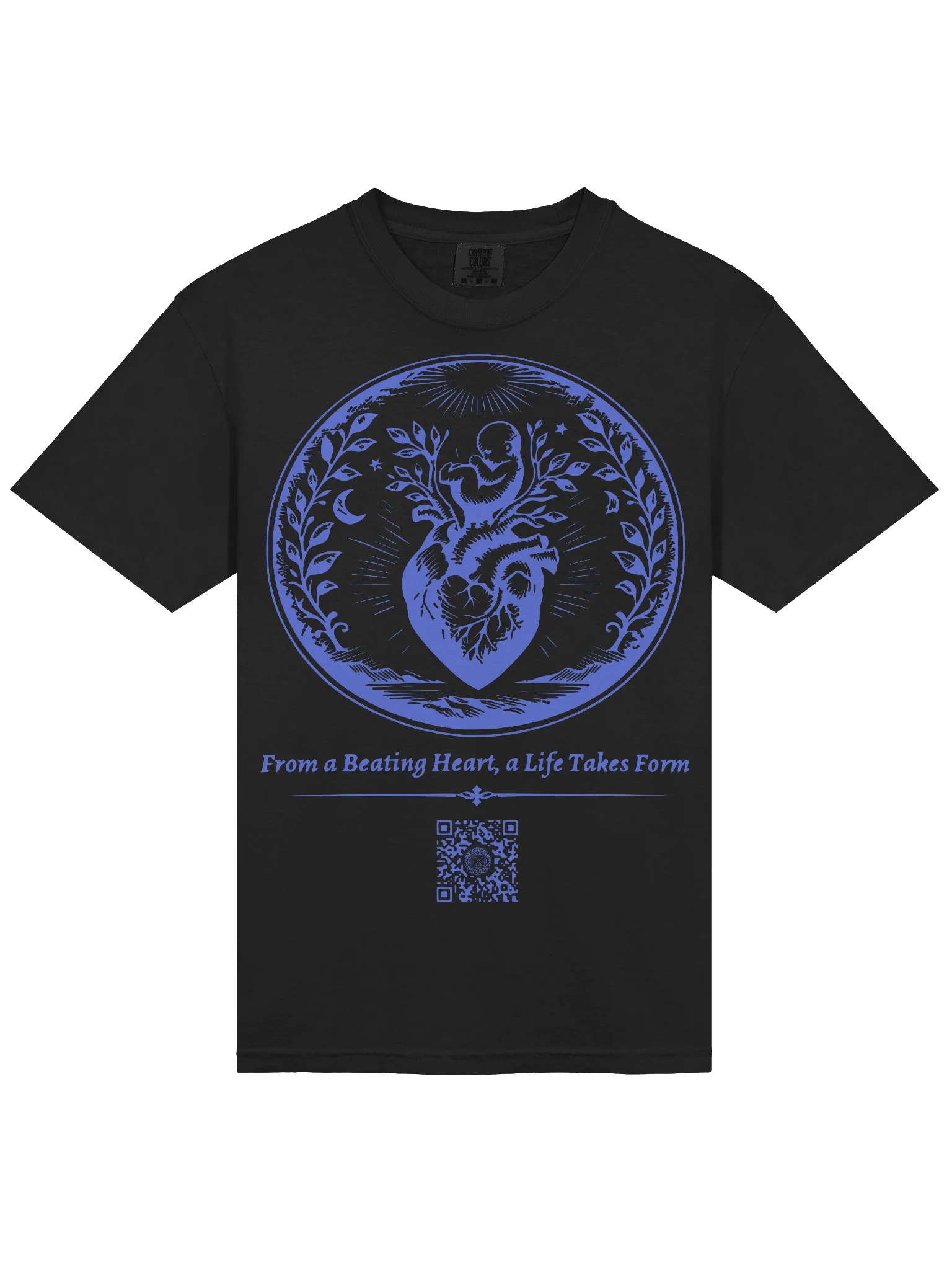 Beating Heart of Life (Color on Black/White) product image (3)