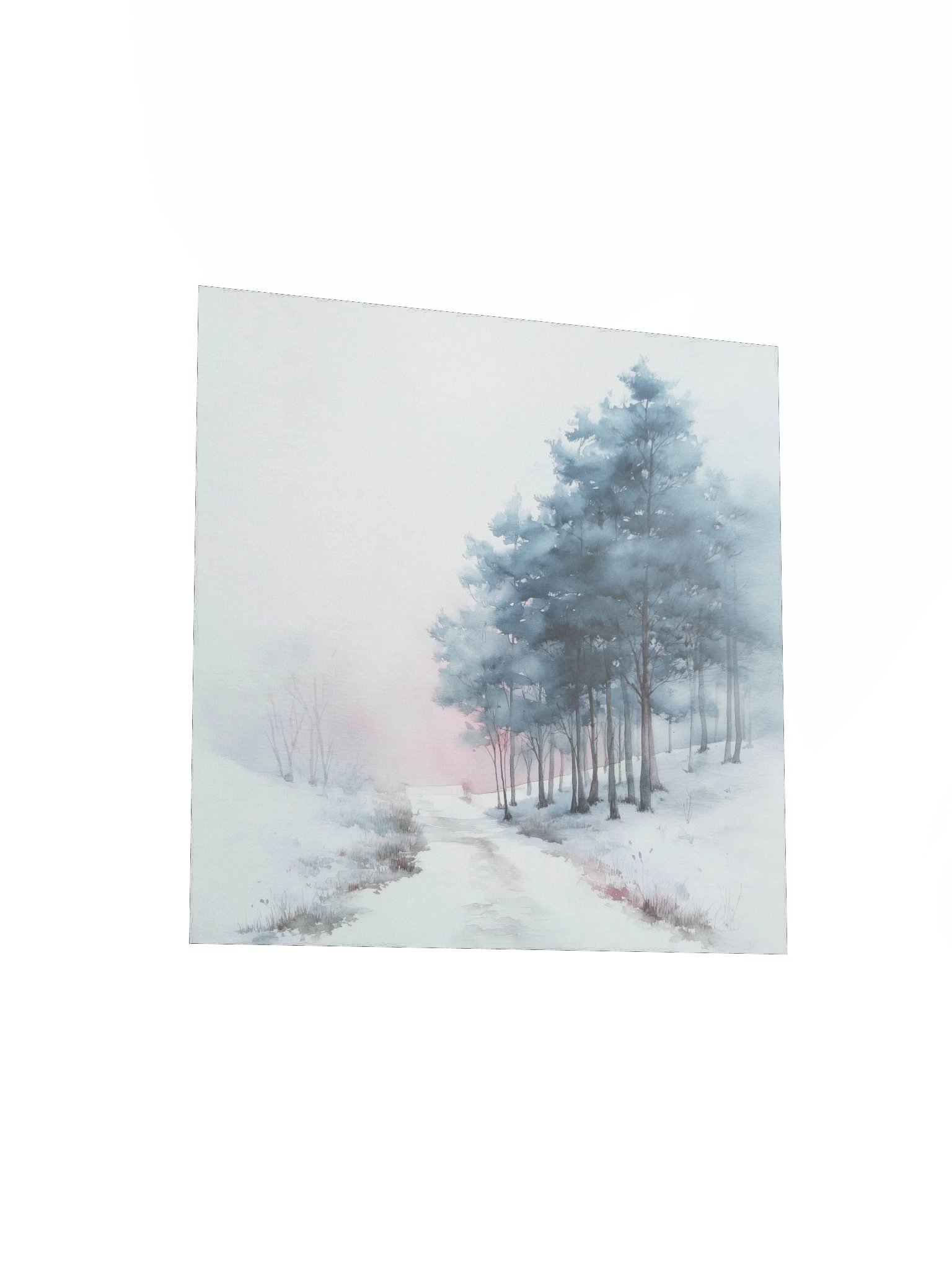 Powder Blue: Misty Dawn Snowy Landscape product image (12)