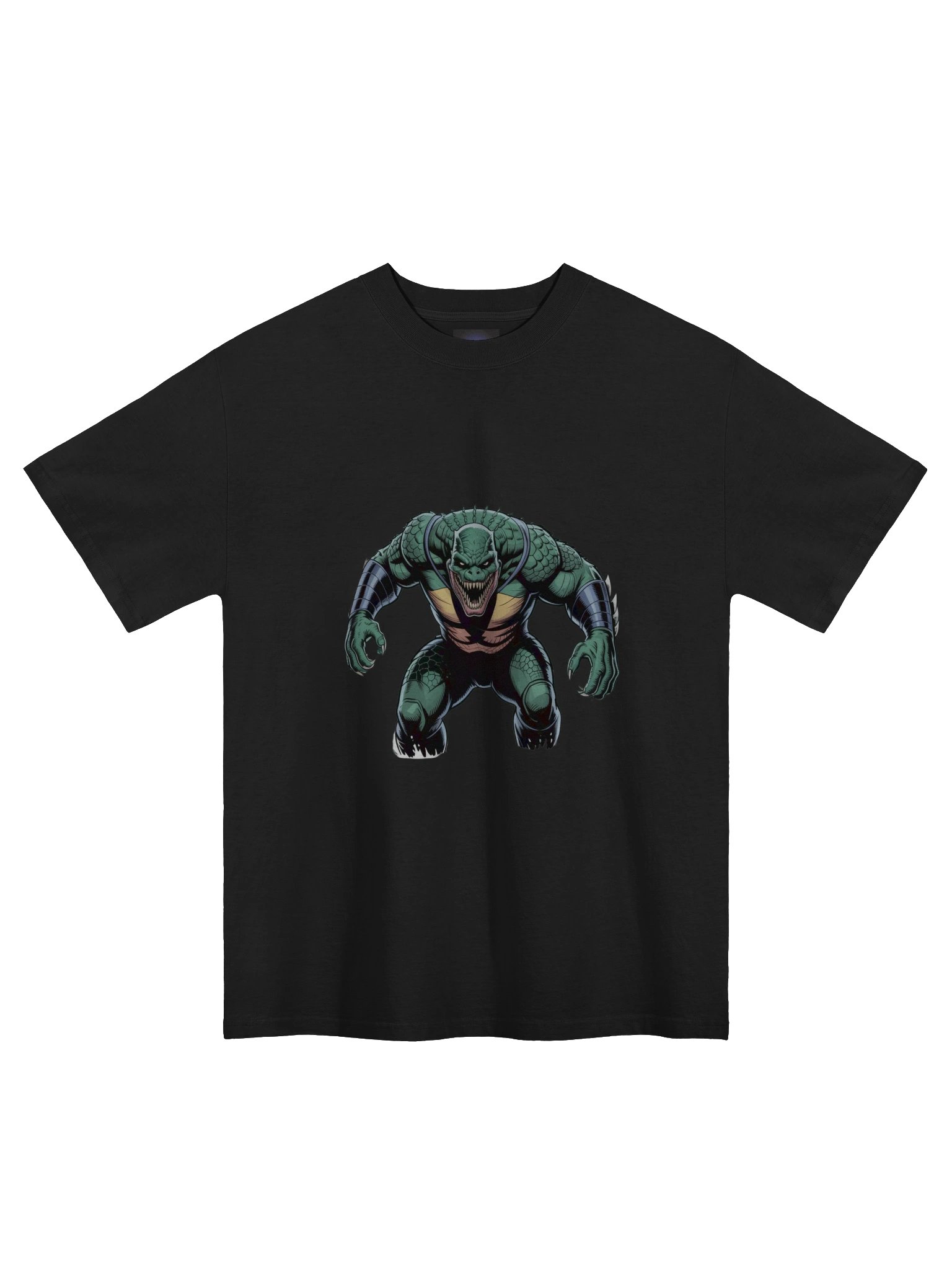 Killer Croc Brooding Bulk Oversized Faded T-Shirt product image (3)