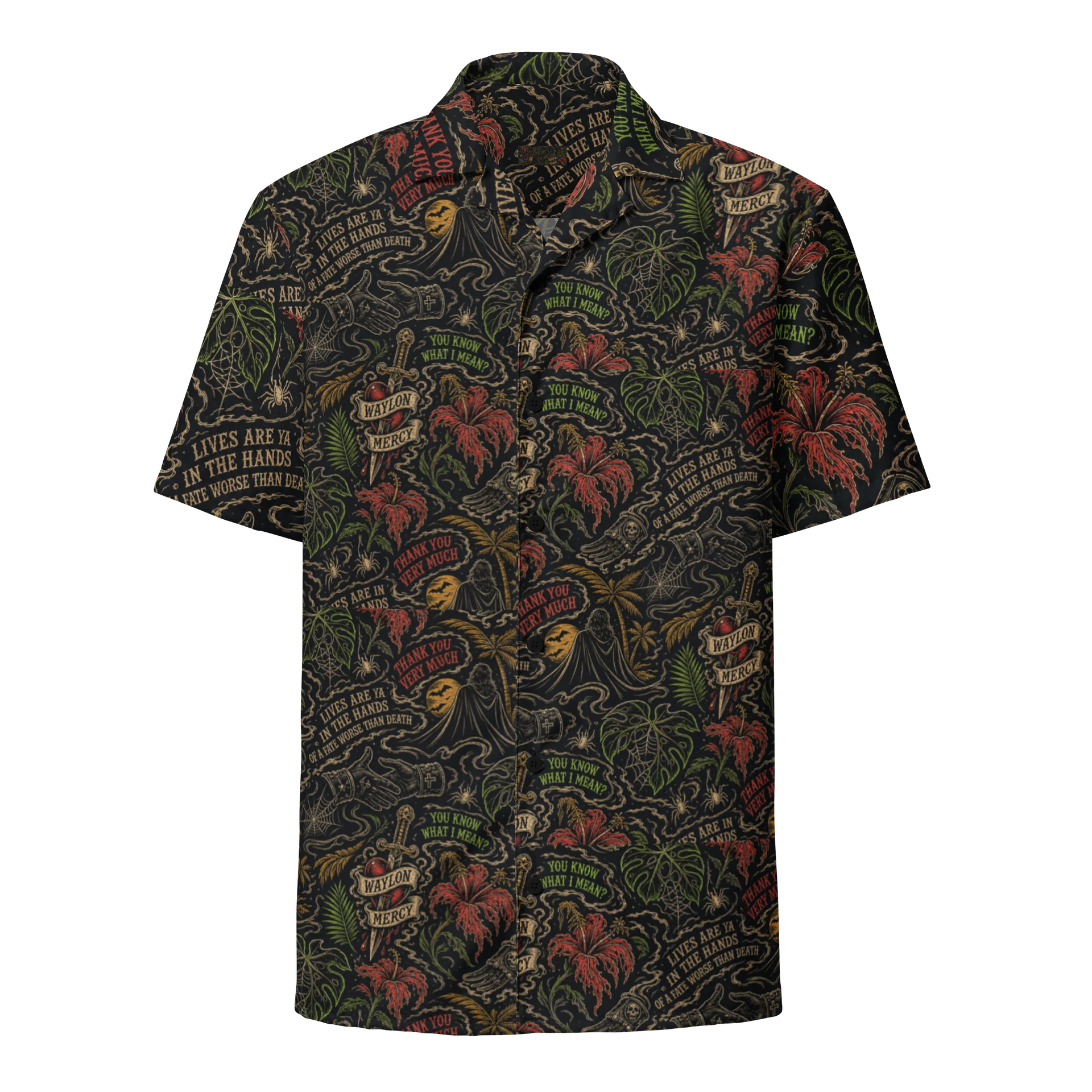 Waylon Mercy Halloween Hawaiian Tee product image (1)