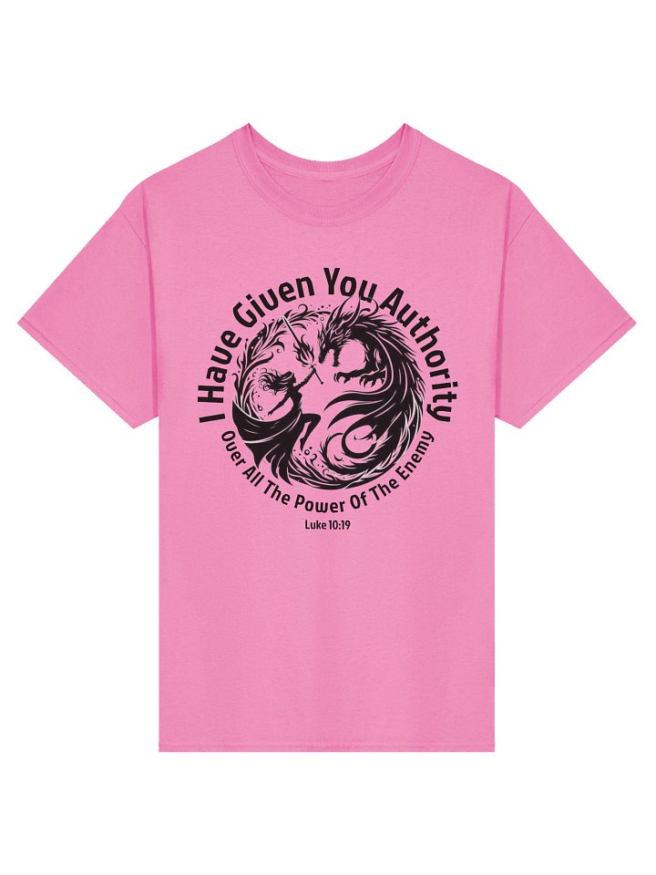 Authority T-Shirt, Luke Bible Verse Ladies Christian Princess Warrior Faith Tee product image (5)