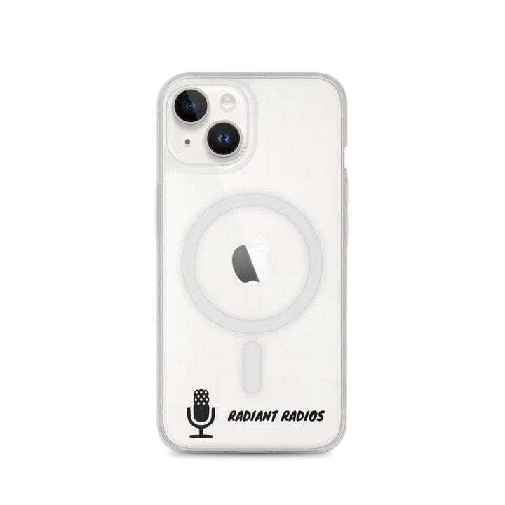 Radiant Radops Microphone Print clear iphone case product image (2)