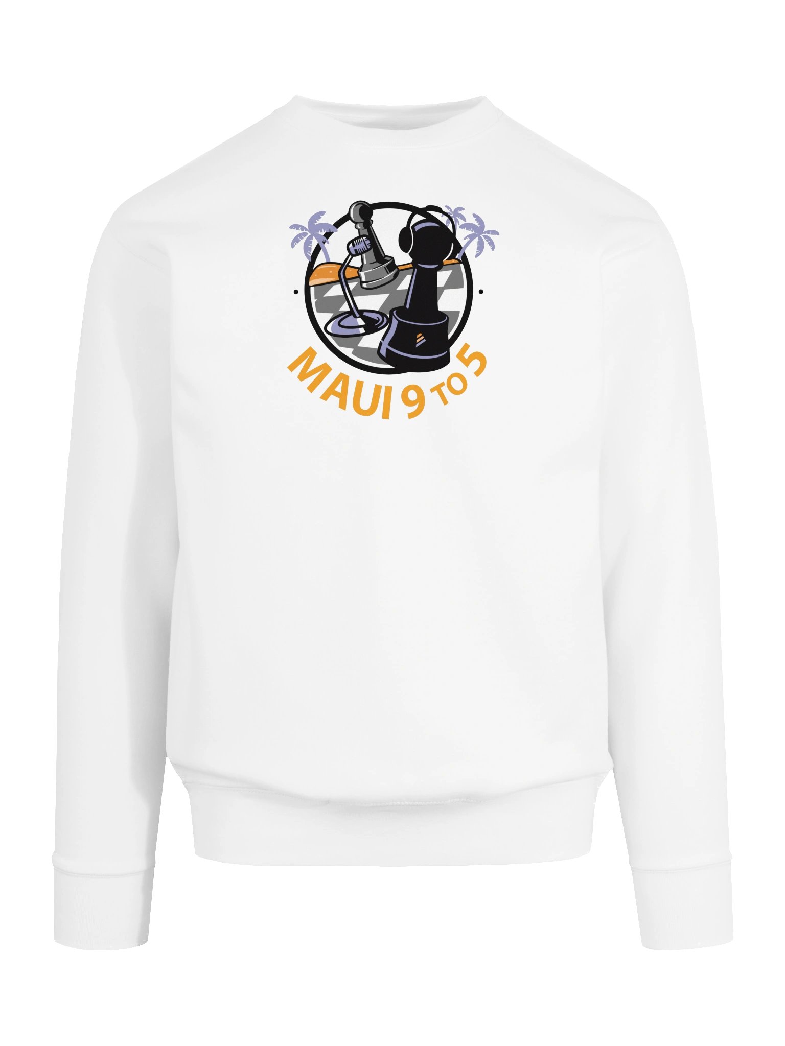 Maui 9 To 5 Retro Chess Mic Logo Sweatshirt product image (8)