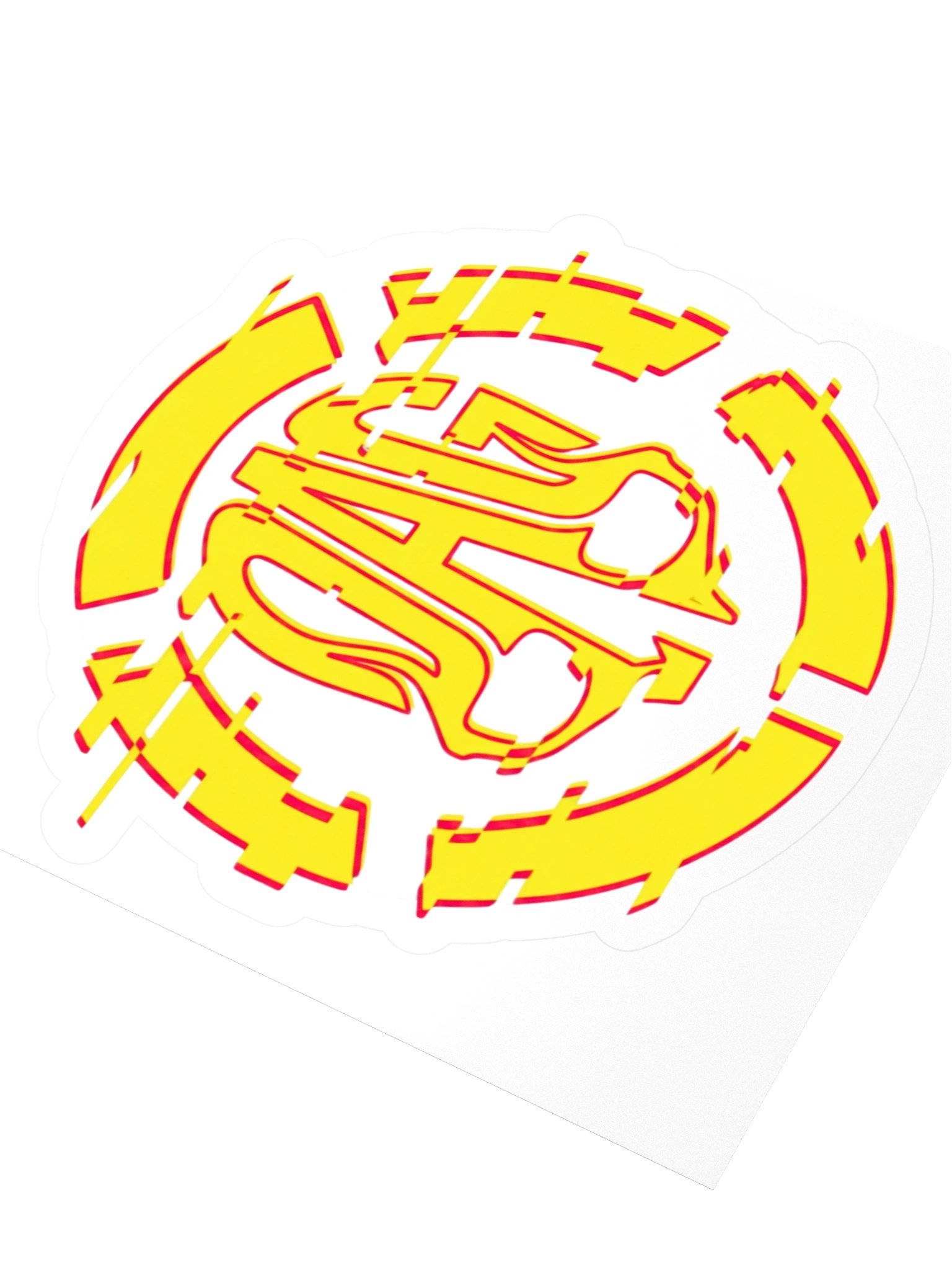 DAG SKULL STICKER GLITCHED product image (3)