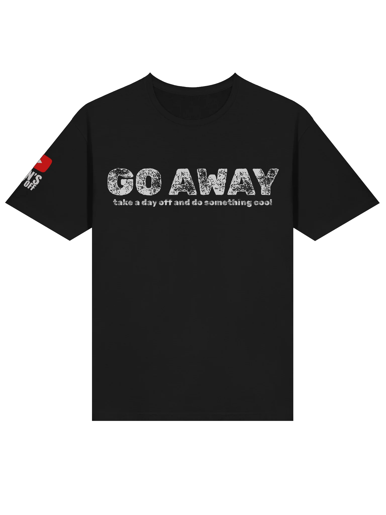 Go Away T-Shirt - YT Channel Logo product image (3)