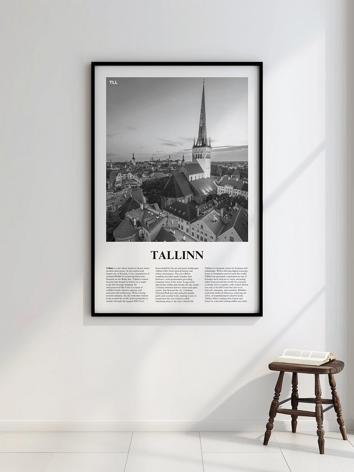 Tallinn 02 Newspaper Poster product image (2)