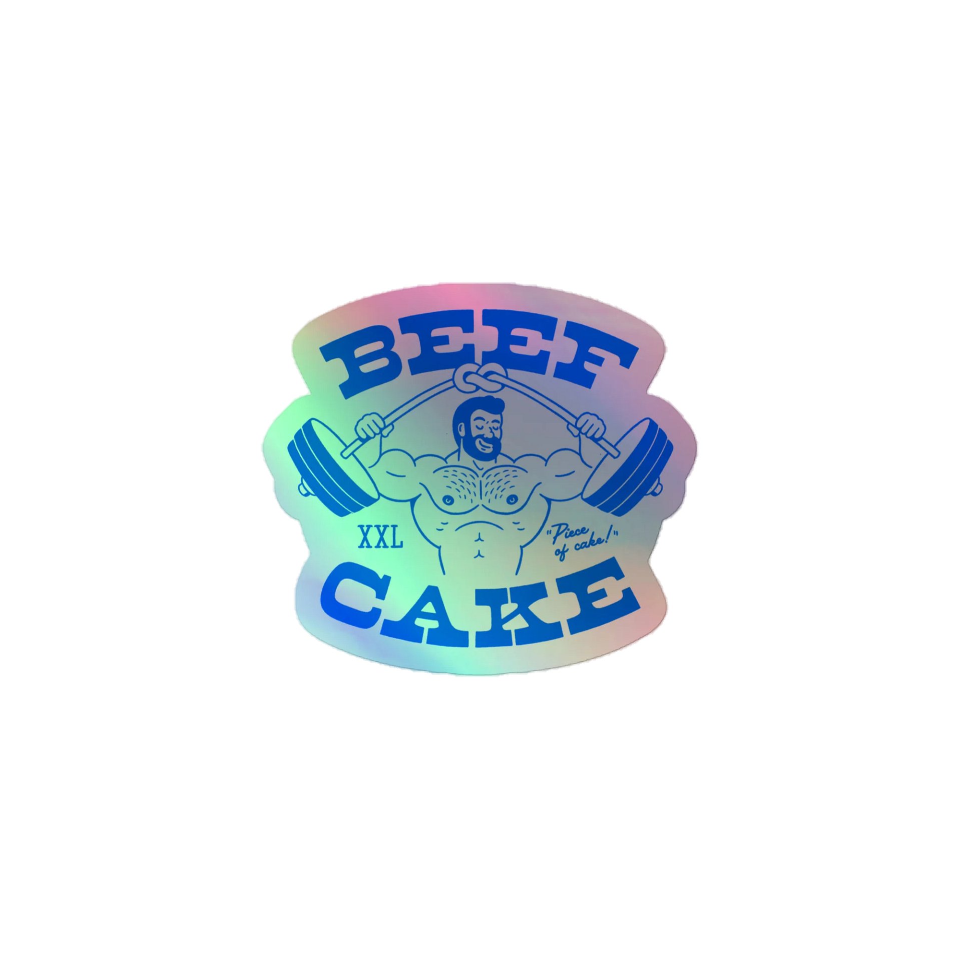 BEEFCAKE Athletics Holographic Sticker product image (3)