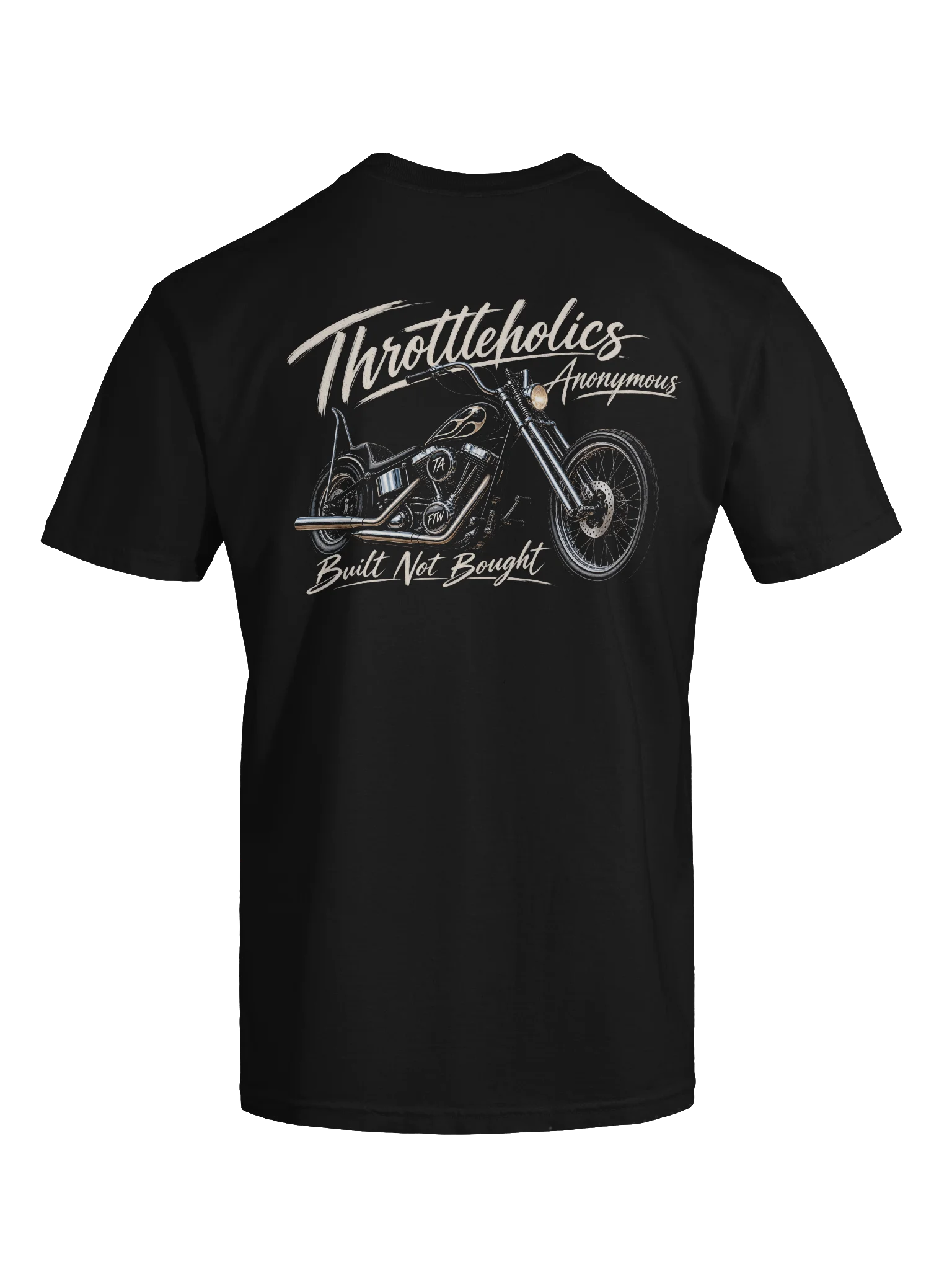 Built Not Bought – Old School Chopper Tee product image (7)