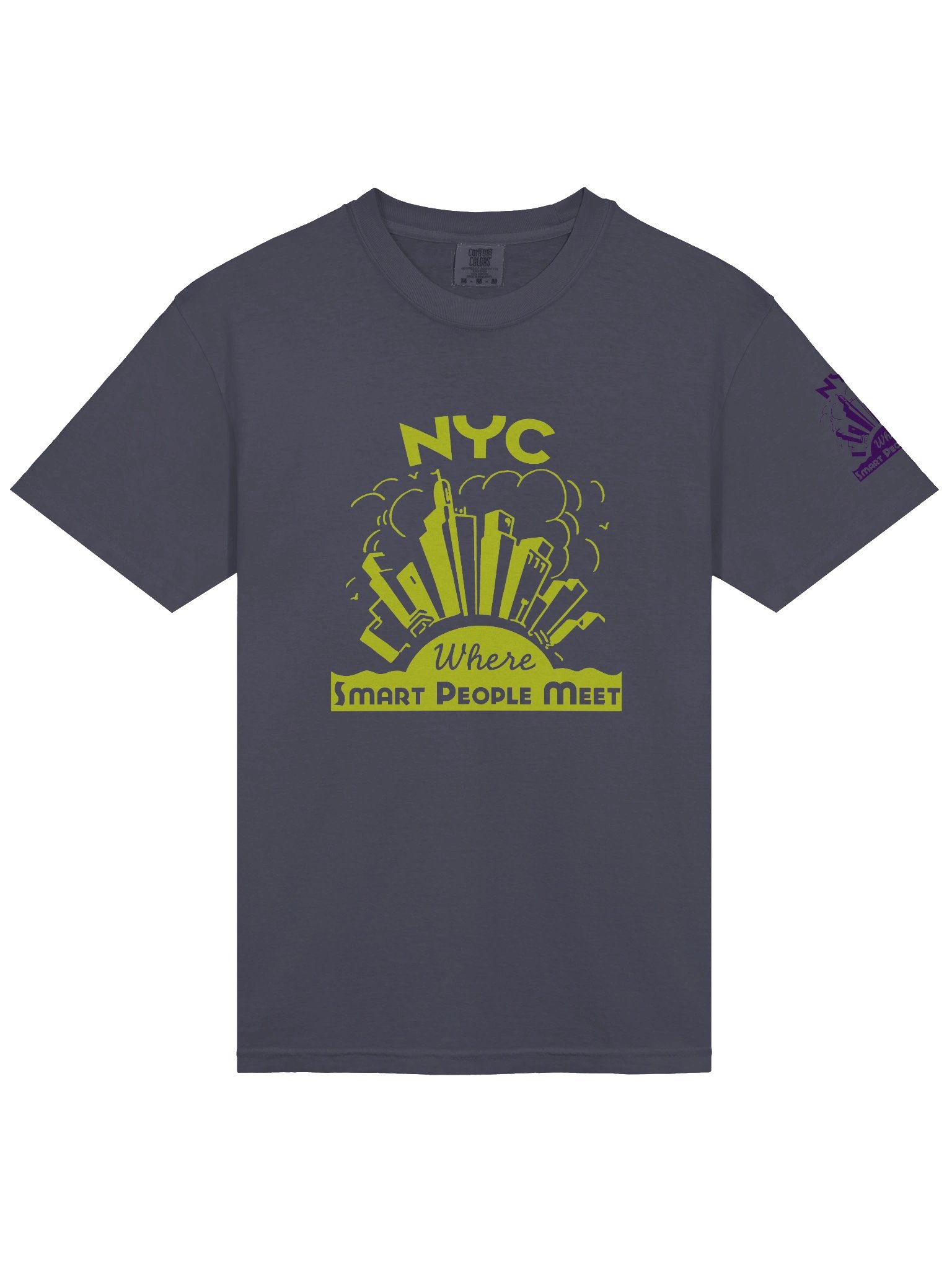 'NYC Smart' T-Shirt — Dark product image (3)