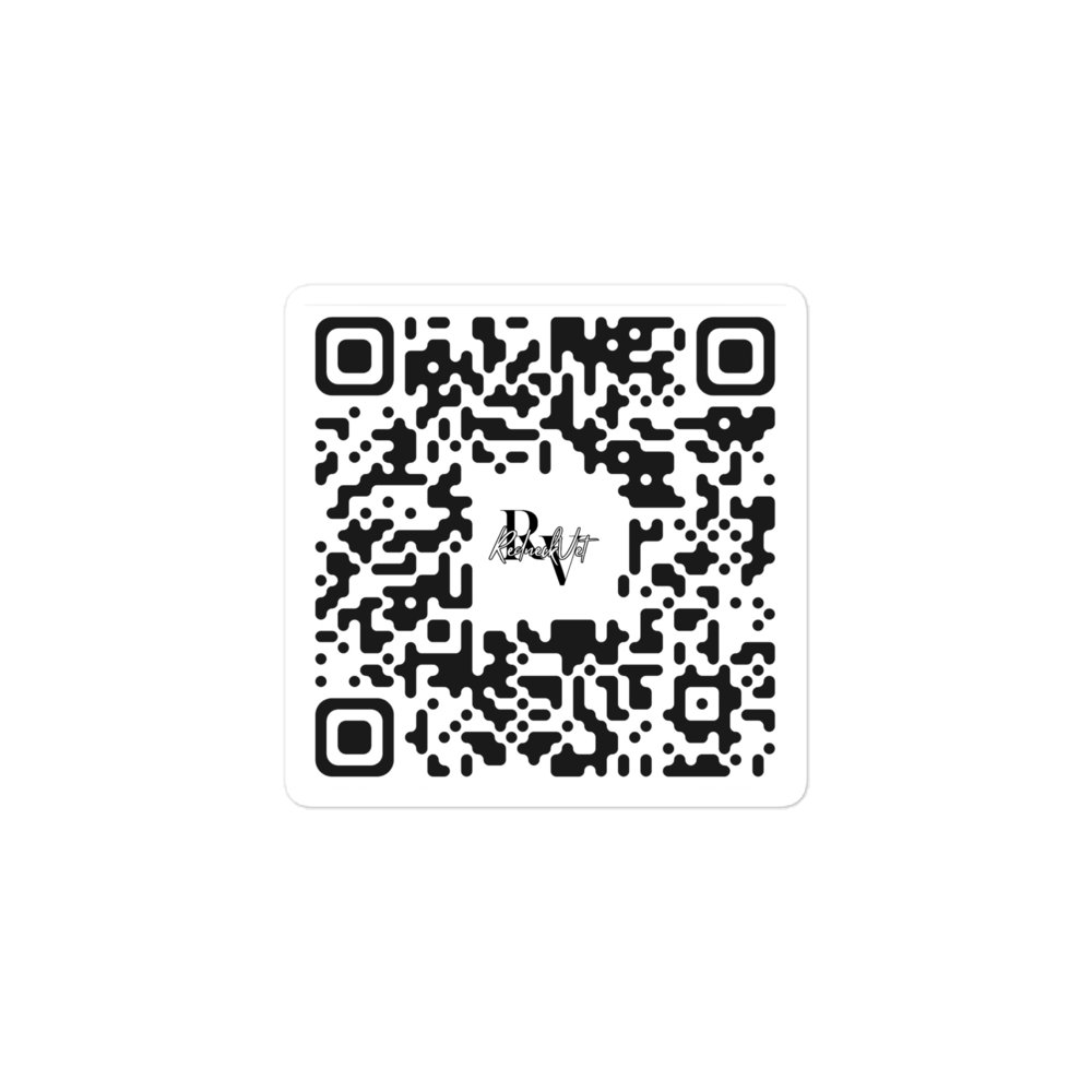 REDNECKVET QR CODE STICKER product image (1)