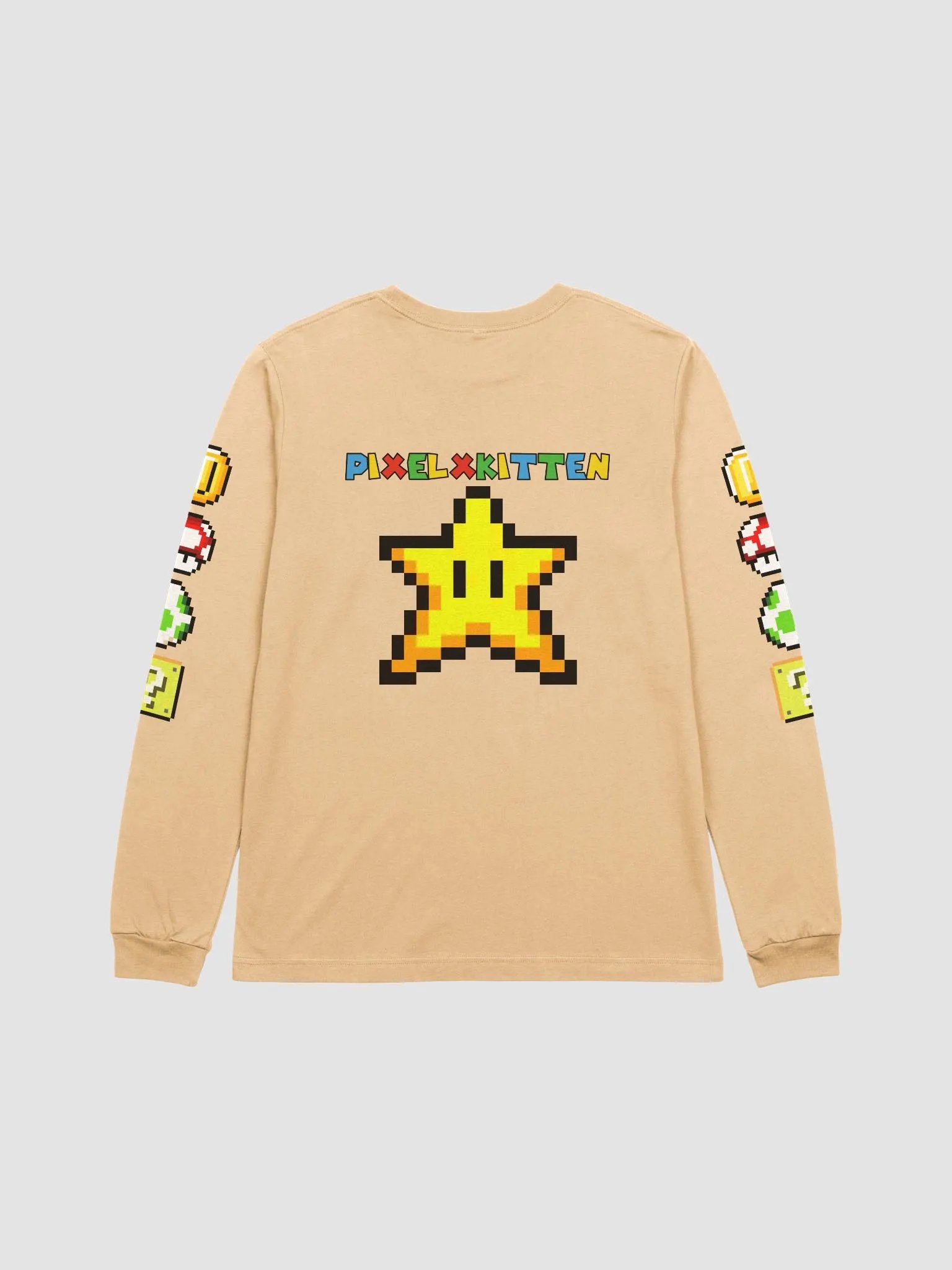 PixelxKitten Mario Supersoft Long Sleeve product image (6)