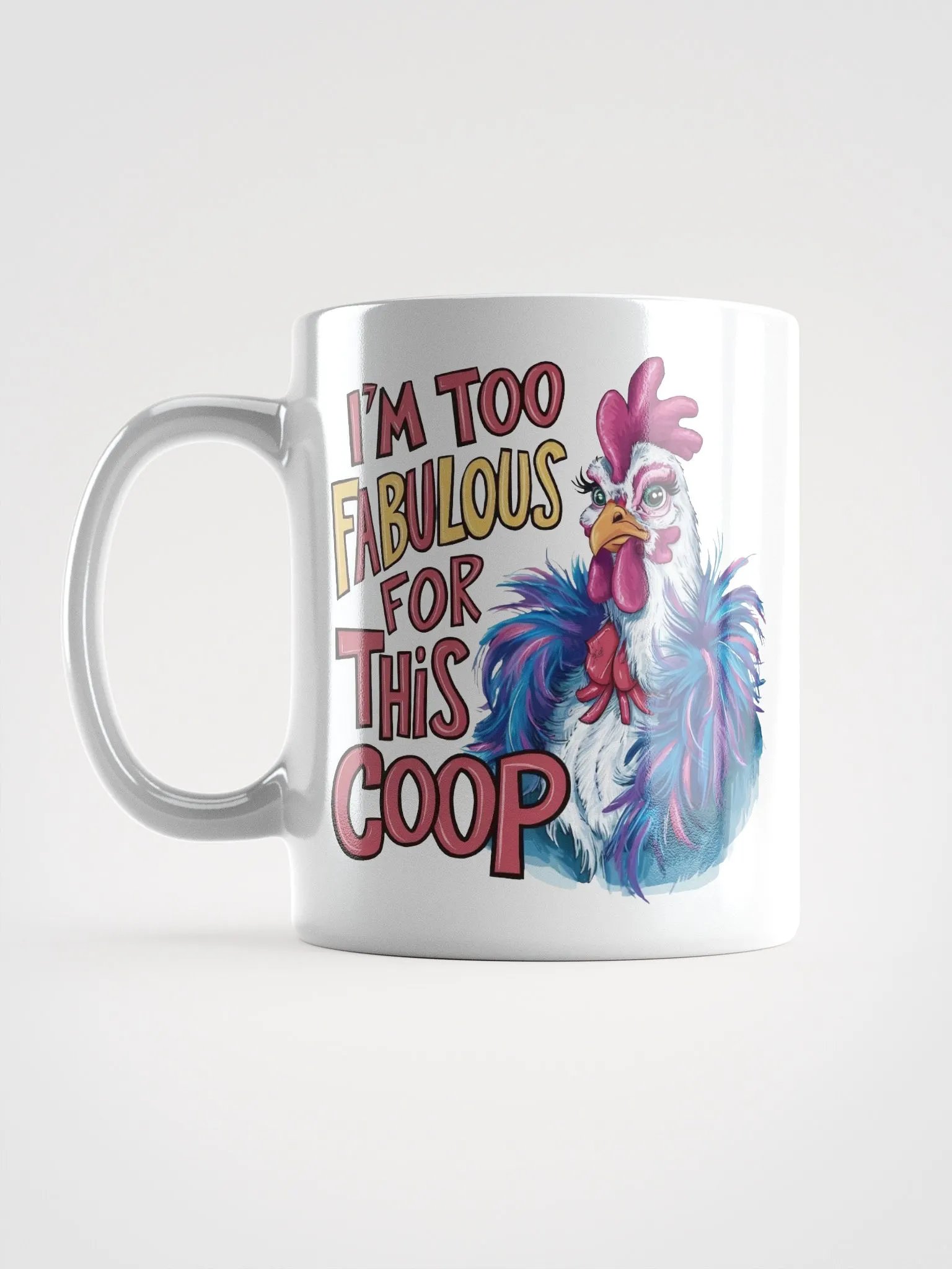 Fabulous Feathers White Mug product image (6)