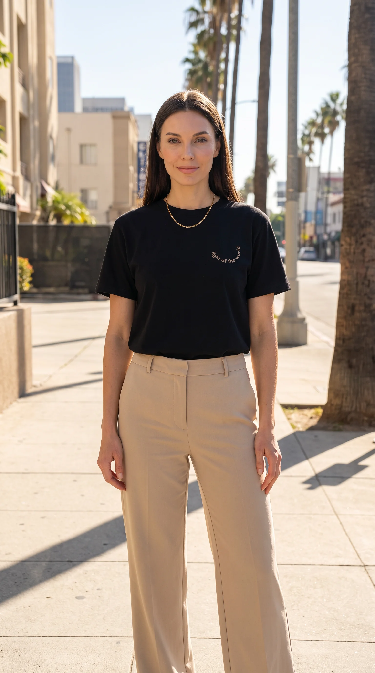 T-Shirt light of the world - Beige product image (5)
