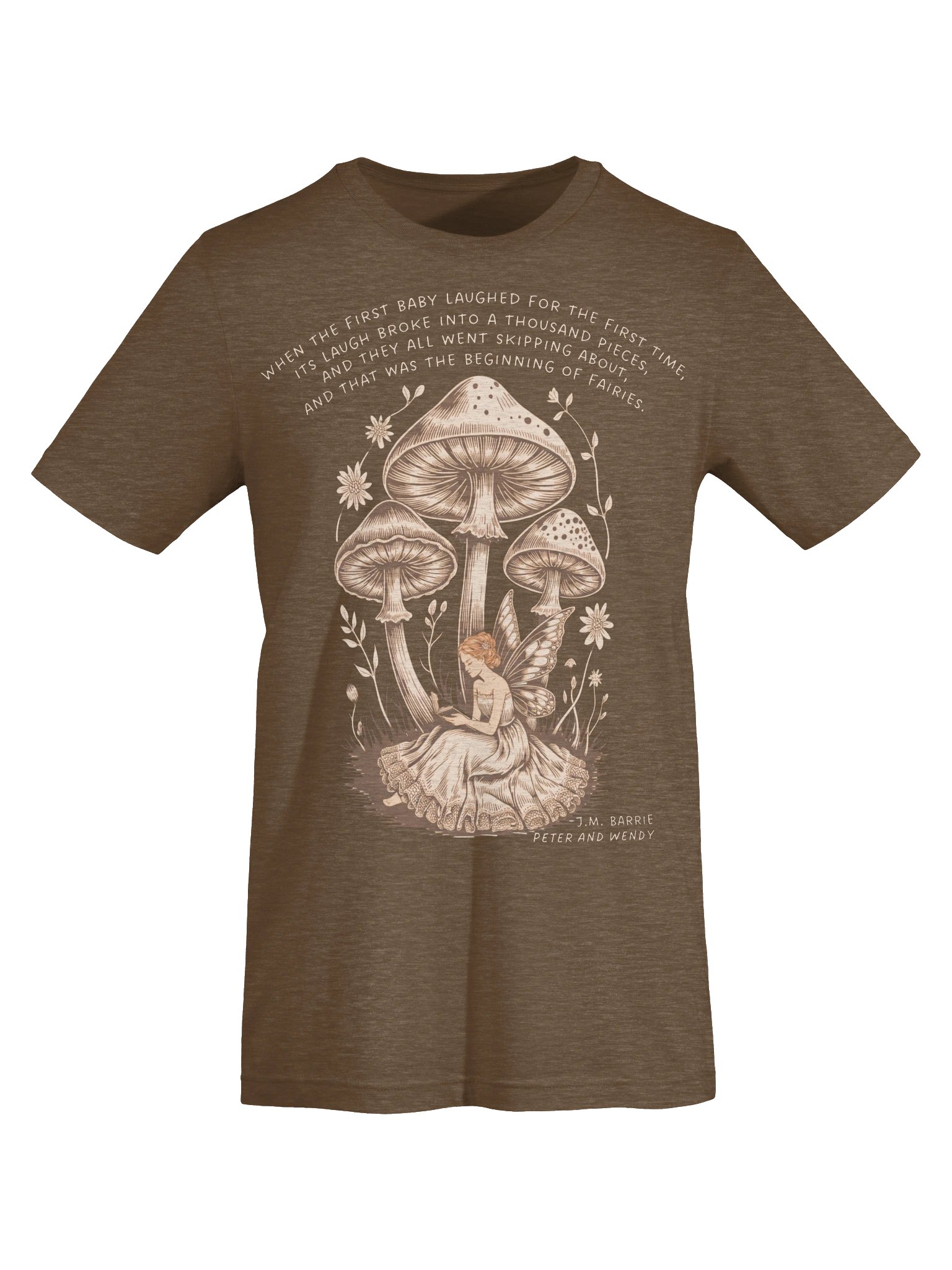 Peter Pan Fairy Quote T-Shirt, Literary "Peter and Wendy" Graphic Tee product image (6)