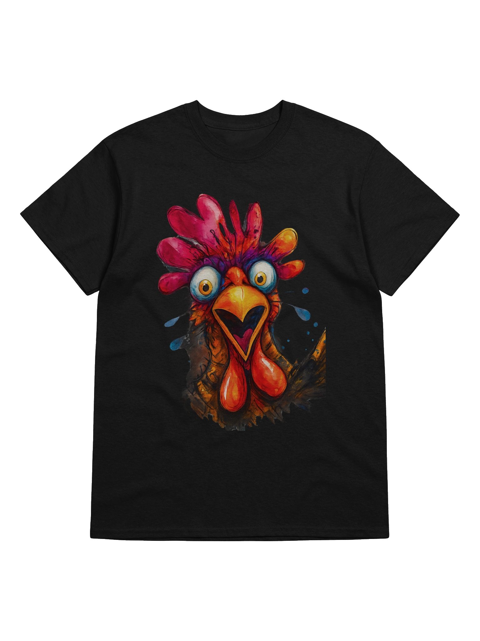 Vibrant Rooster Surprise T-Shirt product image (42)