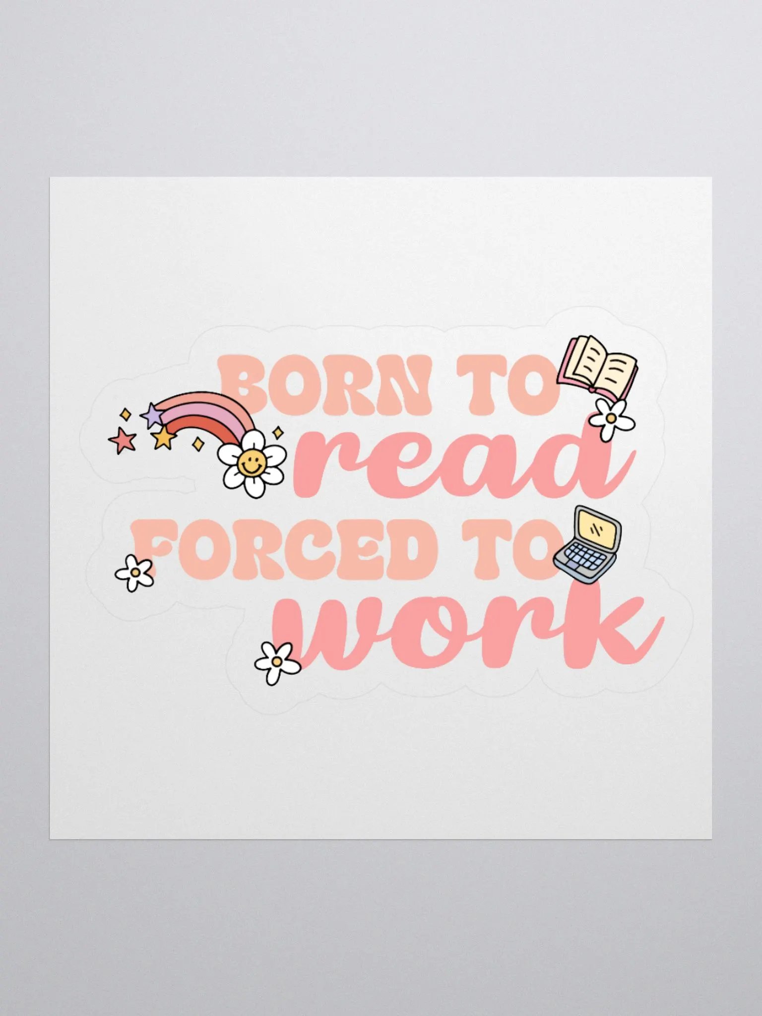 Born to Read Sticker product image (1)