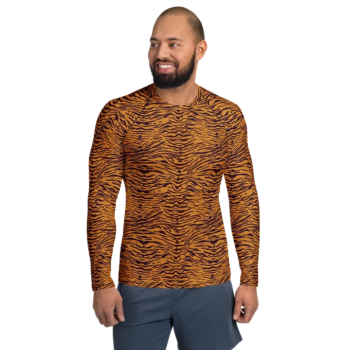 Comfortable Men's Rash Guard with Bold Animal Print product image (1)