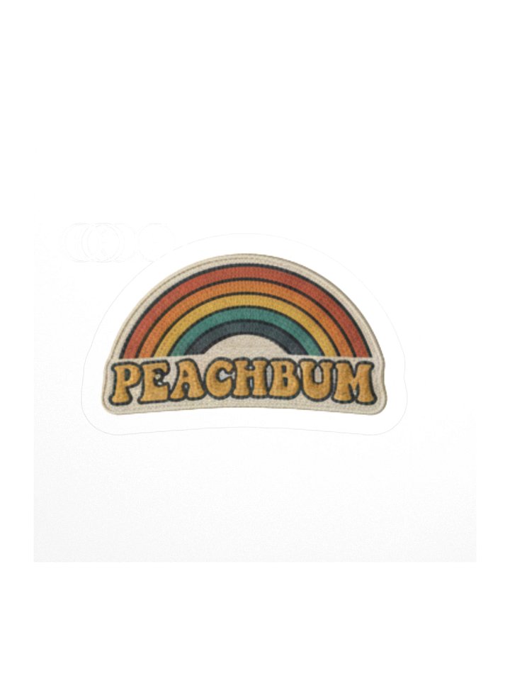 Rainbow Peach Sticker product image (1)