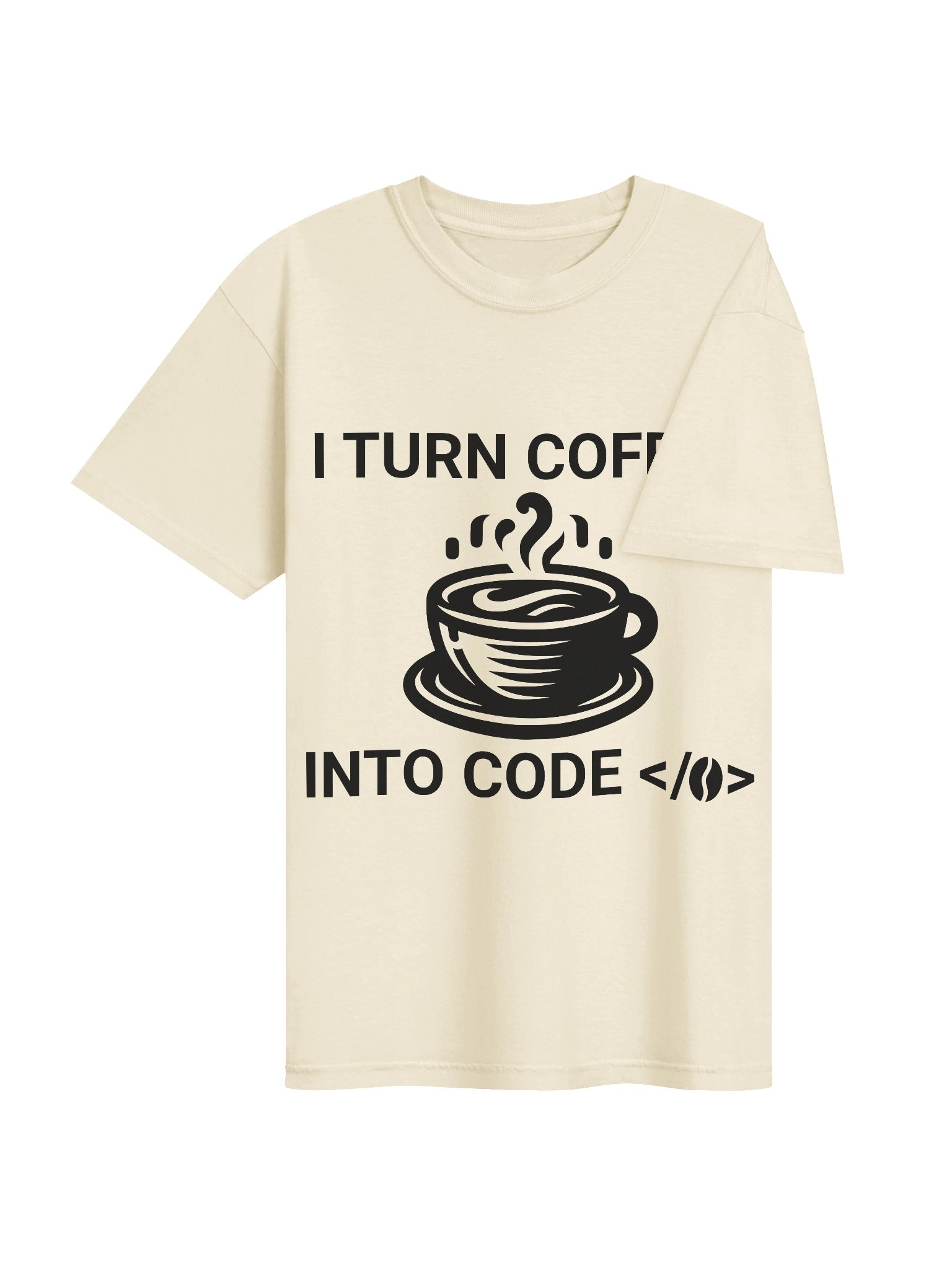 I Turn Coffee Into Code T-Shirt | Funny Programmer & Developer Coffee Tee product image (4)