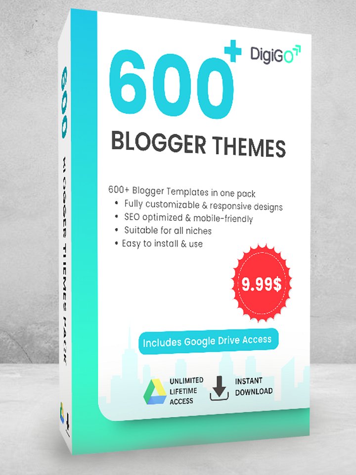 600+ Blogger Themes Collection product image (1)
