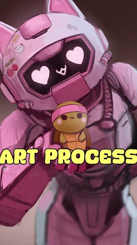 A process of me painting the robot skin from The Finals with my lil oc turtle sheldon. This was done live, so check out my st...