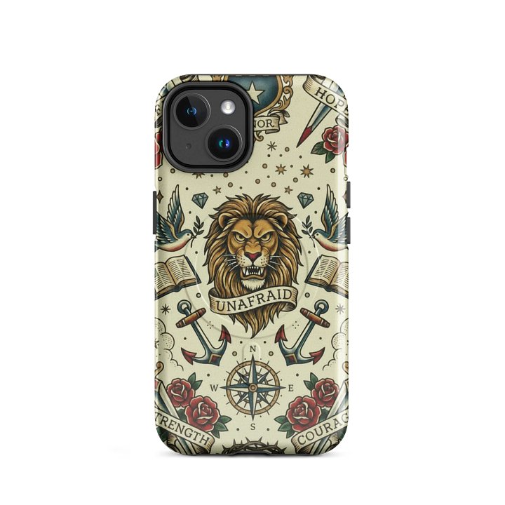 Lion's Heart Traditional Tattoo MagSafe Tough Case product image (2)