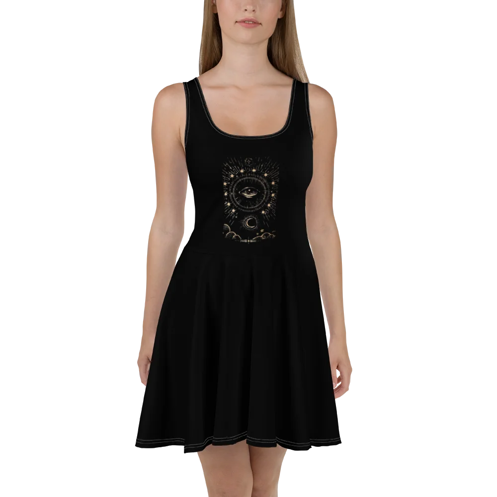 Mystic Eye Celestial Skater Dress product image (2)